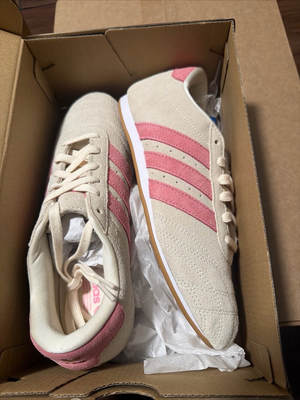 Wmns Size 7  Adidas Taekwondo Lace Crewht Blipnk Gum3 JQ3518 - Picture 2 of 5